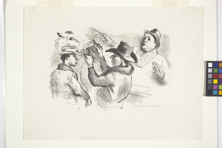 Horse Auction (lithograph)