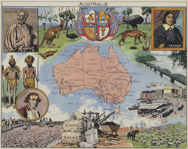 Australie (colour litho)