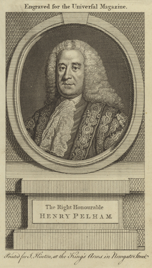 The Right Honourable Henry Pelham (engraving)