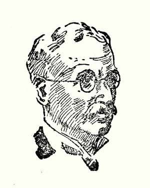 Portrait of Eden Phillpotts (litho)