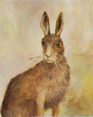 Hare, 2008 (oil on panel)