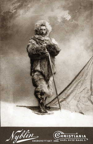 Roald Amundsen, 1906 (b/w photo)