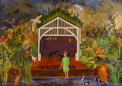 Tewit to Woo, 2018 (acrylic)