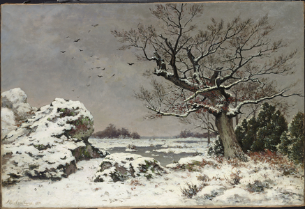 A Winter's Day, 1876 (oil on canvas)