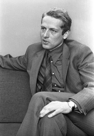 Oslo 19740325 William Nygaard, CEO. in Aschehoug & Co. Interview situation …, 1974 (photo)