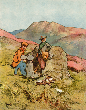 Chums: Grouse shooting (colour litho)