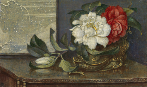 The Chinese Shelf (tempera on panel)