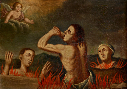 Souls in purgatory, before 1700 (oil on canvas)