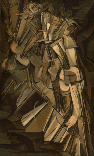 Nude Descending a Staircase (No.2), 1912 (oil on canvas)