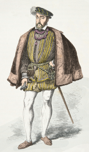 Portrait de roi Henri 2 (Engraving)