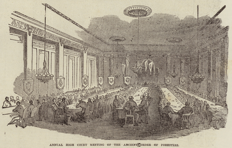 The Ancient Order of Foresters (engraving)