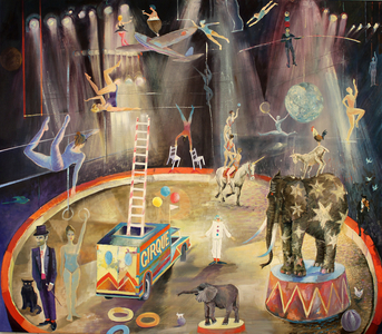 Circus, 2013 (oil on canvas)