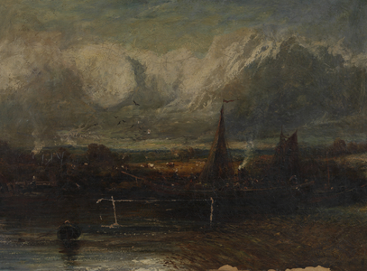 Seascape (oil on canvas)