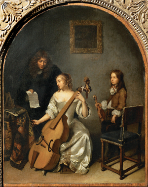 La lecon de basse de viol - The cello lesson …