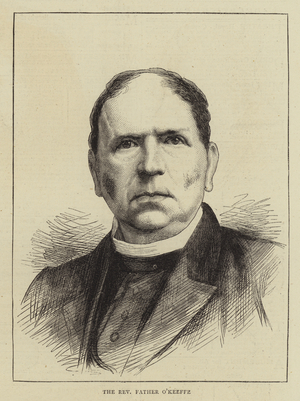The Reverend Father O'Keeffe (engraving)