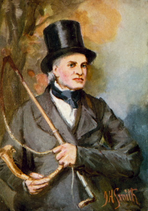 John Peel, portrait (b/w photo)