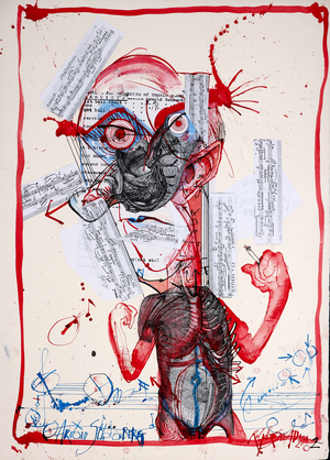 Music, Arnold Schoenberg, 2002 (drawing)