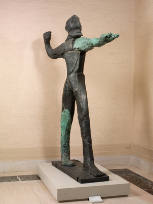 Titan, 1986 (painted bronze)