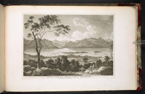North View of the Lower Lake of Killarney, from 'Scenery of Ireland, illustrated in a series of prints of select views, castles and abbies', 1795-96 (aquatint)