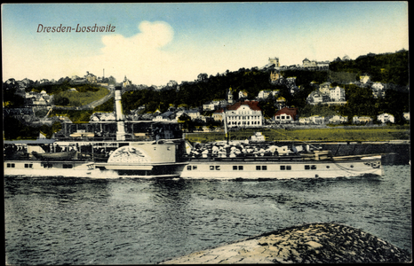 Dresden Loschwitz, district, steamer Hohenzollern