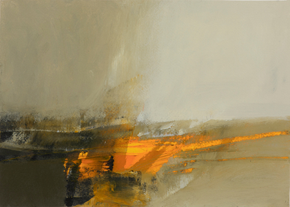 Elements - Further Away, 2019 (mixed media on paper)