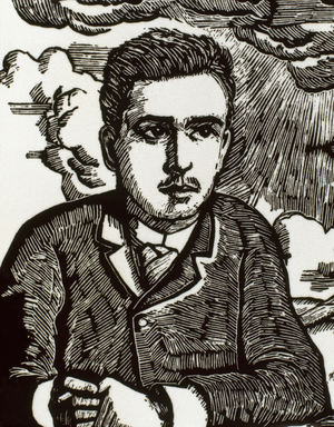 Guillaume Lekeu (1870-1894), Portrait (engraving)