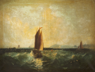 Off Ramsey Bay, 1886 (oil on canvas)