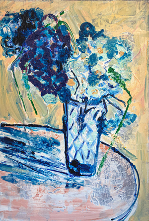 Fleur De Sel No. 12 This Is Not A Rose, 2021 (oil on canvas)
