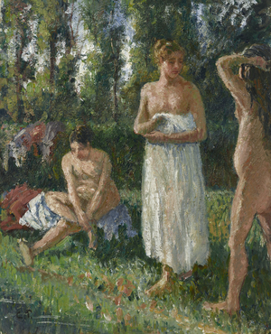 Bathers, c.1895 (oil on canvas)