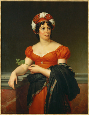 Portrait of Germaine Necker, Mme … (oil on canvas)