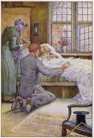 Illustration for Tom Browns School-Days (colour litho)