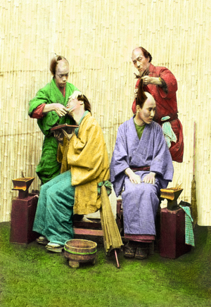 Shave and a Topknot Prepared 1897 (photo)