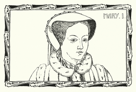 Queen Mary I (litho)