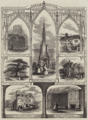 Archaeological Relics at Enfield (engraving)
