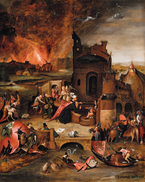 The Temptation of Saint Anthony the Great (oil on panel)