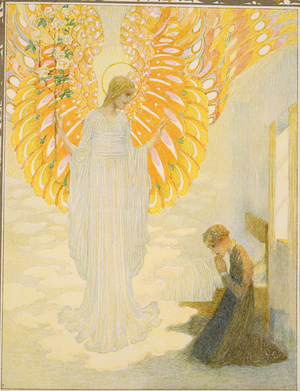 The Red Shoes from Tales by Hans Christian Andersen, pub. 1911 (colour litho)