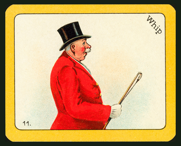 Card from The Black Cat Greyhound Racing Game (colour litho)