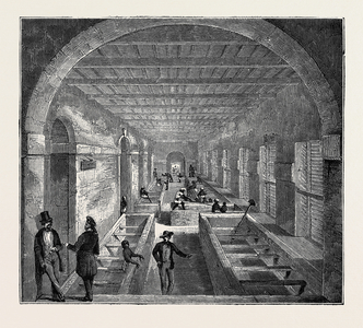 The Indo-Chinese Opium Trade, at an Opium Factory at Patna: The Mixing Room