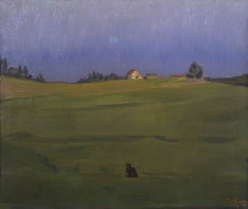 From Hogsvedt in Ås, 1914 (oil on canvas)