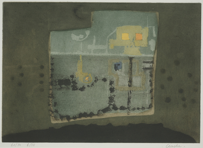 Arial, June 1958 (colour sugar aquatint)