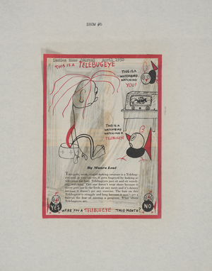 Telebugeye Checkaway, from the 'Munro Leaf Papers', 1950 (colour litho)