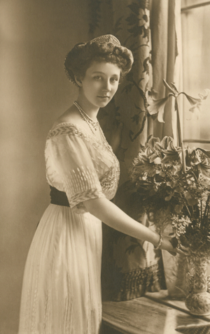Princess Victoria Louise of Prussia (1892-1980), Only Daughter and Last Child of German Emperor Wilhelm II and Augusta Victoria of Schleswig-Holstein, Portrait (b/w photo)