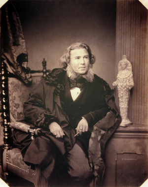 Ernst von Lasaulx 1805-1877 archaeologist colour photograph of the original photograph by Franz Hanfstaengl …, 1856 (photo)