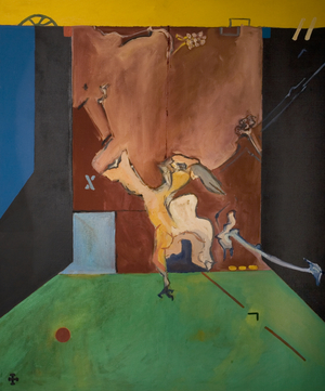 Ju Ju Bird No. 2, 1974 (oil on canvas)