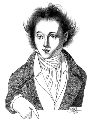 Vincenzo Bellini, 2011 (pencil drawing)