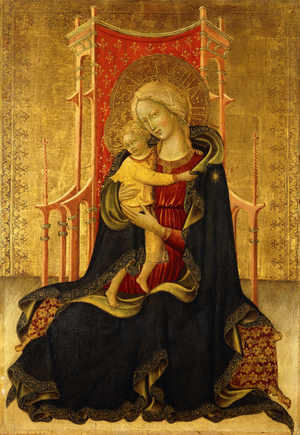 The Madonna of Humility (tempera on gold ground panel)