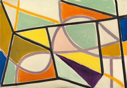 Composition, c.1952 (oil on canvas)