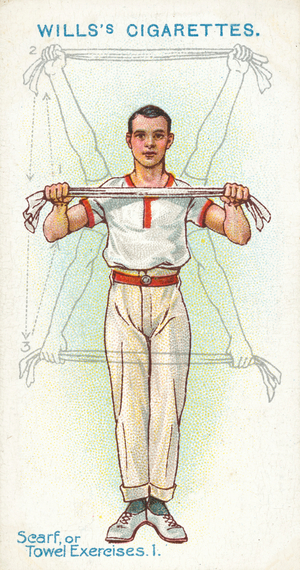 Scarf, or Towel Exercises, 1 (colour litho)