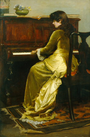 The Reverie, 1900 (oil on canvas)
