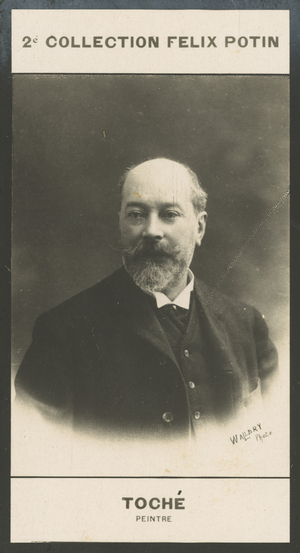 Charles Toche, Peintre, 1851 (b/w photo)